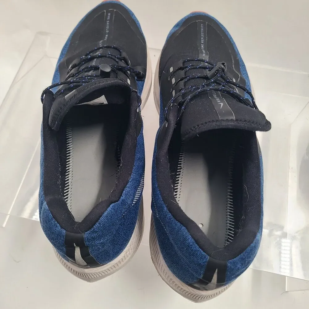 Men’s Size 13 Nike Zoom Winflo 5 Shield Water Repellent A01572-002 Blue 1376